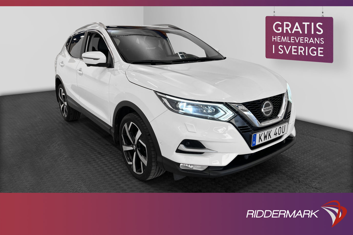 Nissan Qashqai 1.3 160hk Tekna Pano 360° Navi 0.58L/Mil