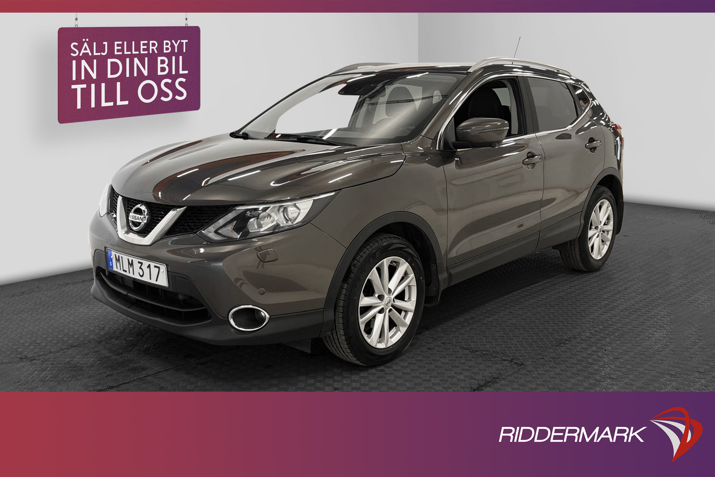 Nissan Qashqai 1.2 115hk Tekna Keyless 360° Navi P-sensorer