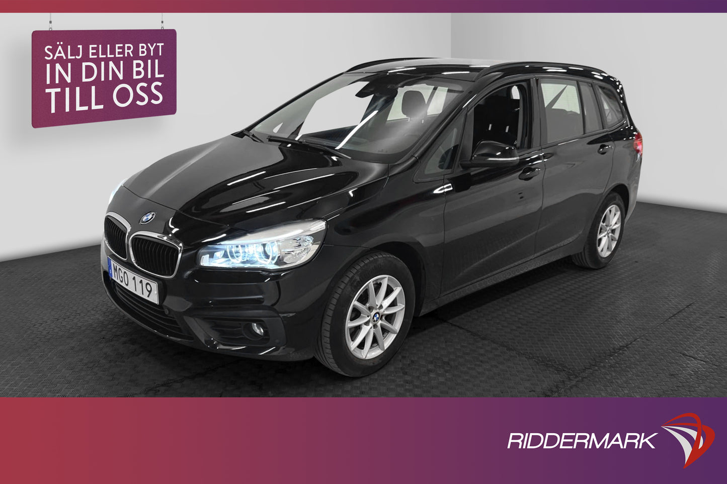 BMW 218i Gran Tourer 136hk Advantage 7-sits Kamera Välservad