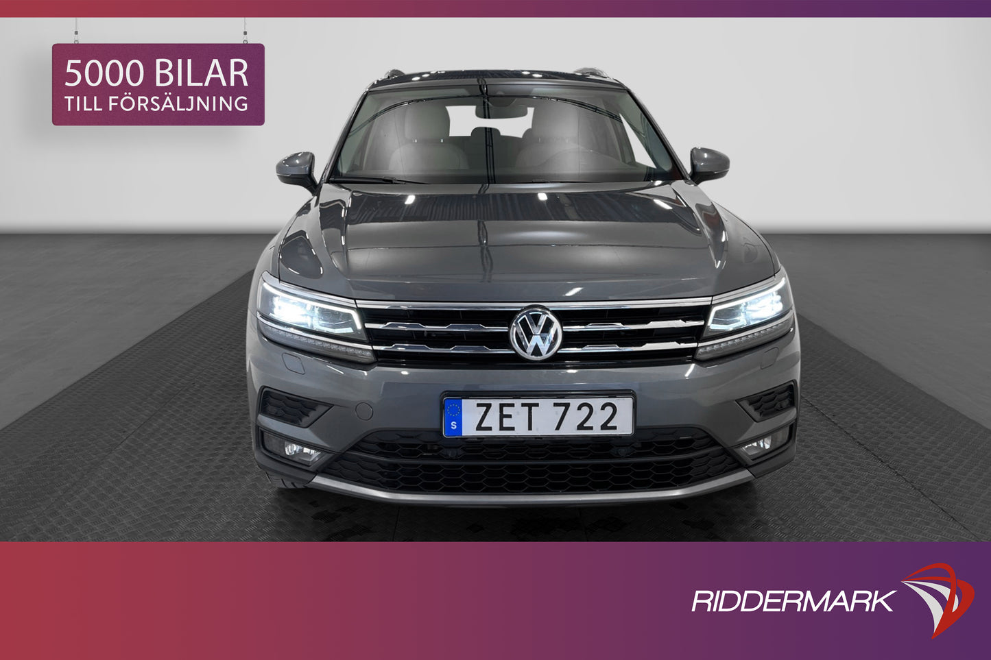 Volkswagen Tiguan Allspace 4M 180hk 7-Sits Drag Skinn B-kam