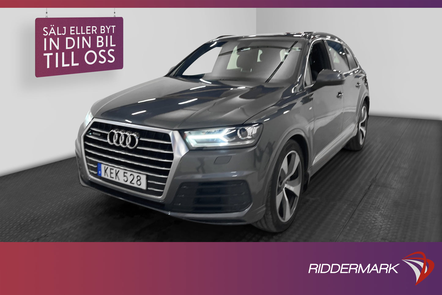 Audi Q7 3.0 TDI V6 quattro S-Line 7-sits Cockpit Luftfjäd