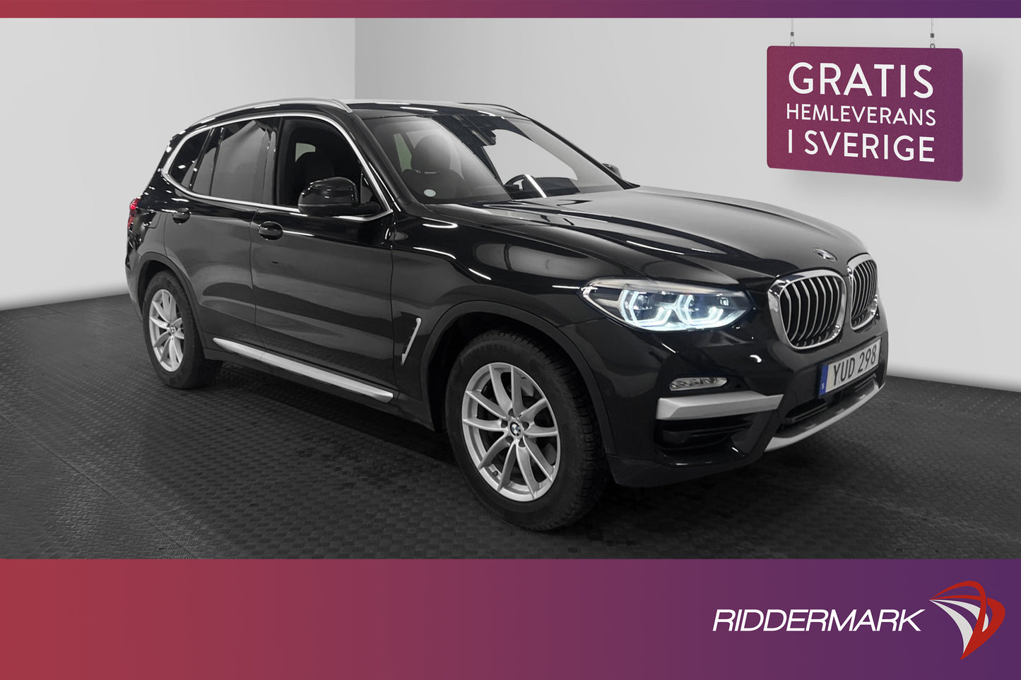 BMW X3 xDrive20d 190hk X-line Backkamera Navi Dragkrok Hifi