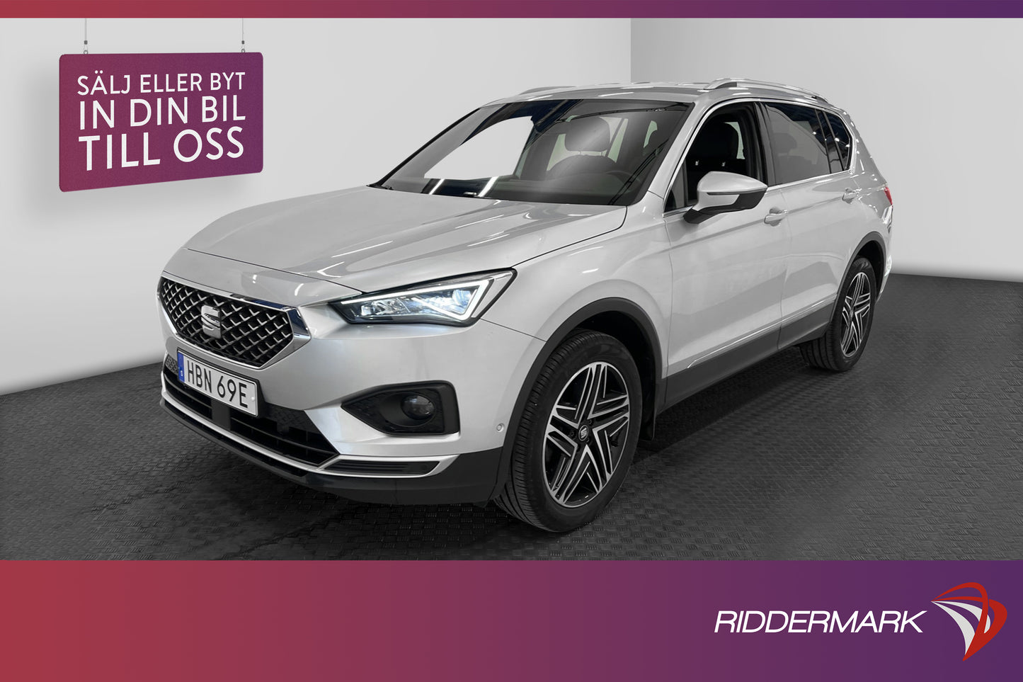 SEAT Tarraco 2.0 4D 7-Sits B-värm B-kamera Halvskinn Drag