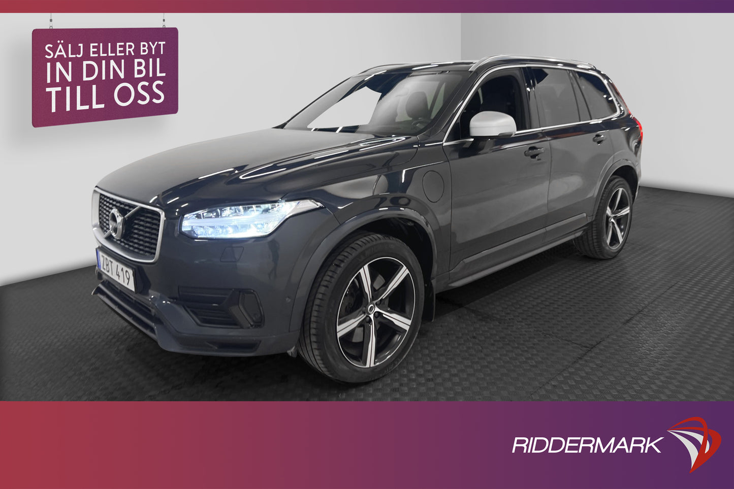 Volvo XC90 T8 TwEn AWD 407hk R-Design Drag Pano 360* MOMS