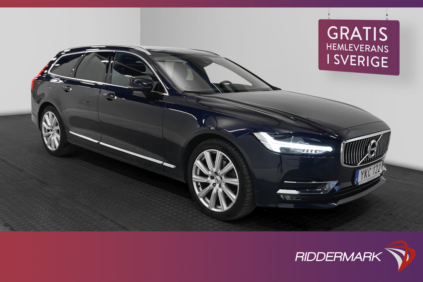 Volvo V90 D5 AWD 235hk Inscription B&W Skinn Carplay Drag