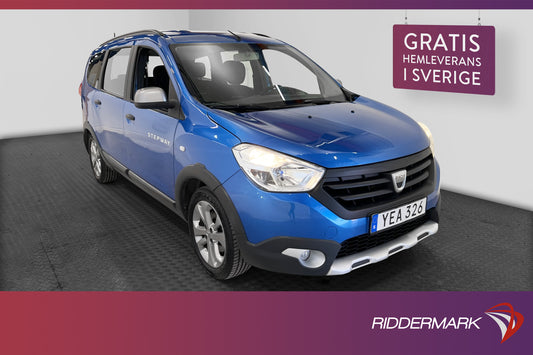 Dacia Lodgy Stepway 1.2 TCe 115hk 7-sits Navi Sensorer