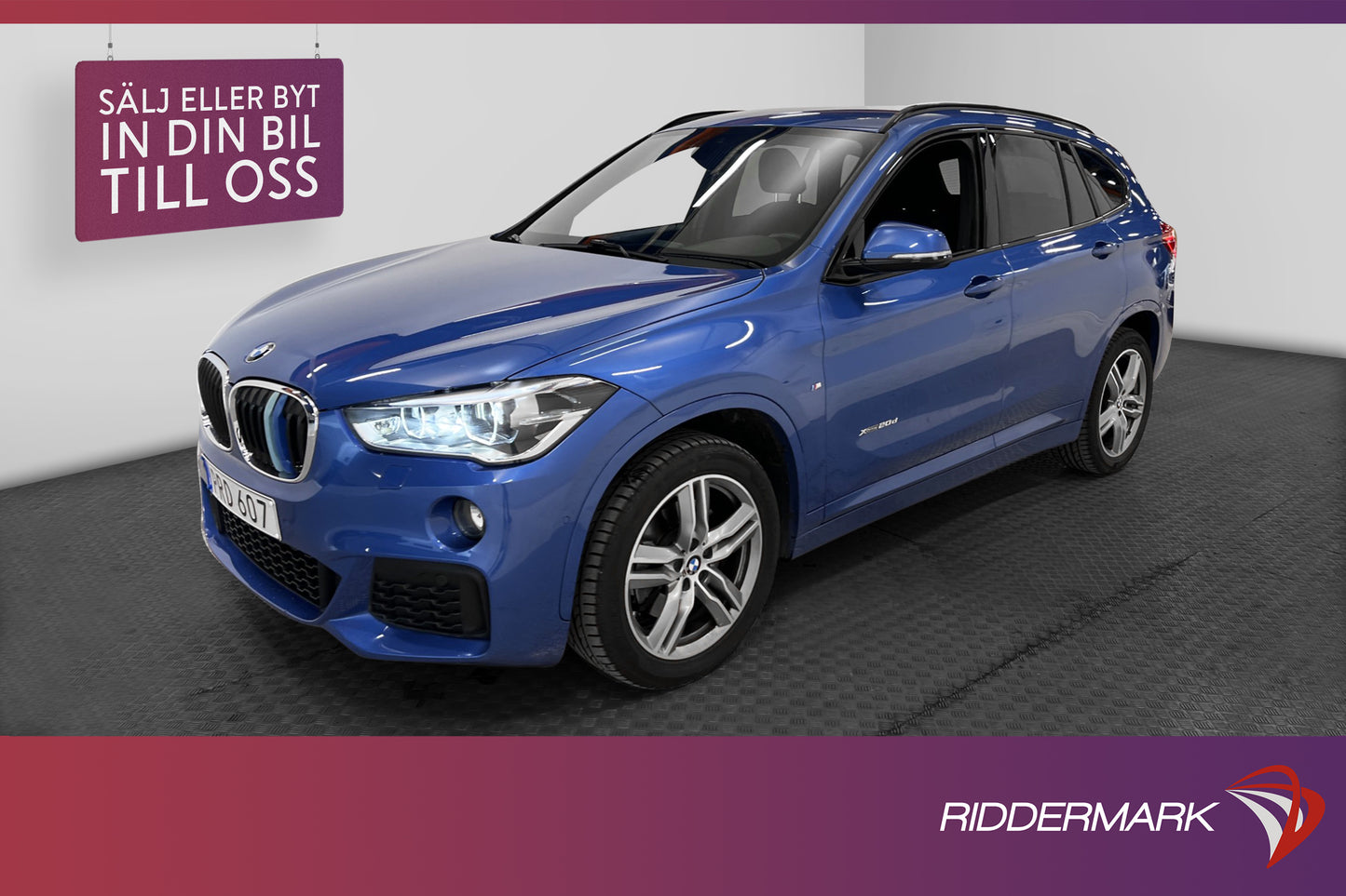 BMW X1 xDrive20d 190hk M-Sport M-Värmare HiFi Drag 0,49l/mil