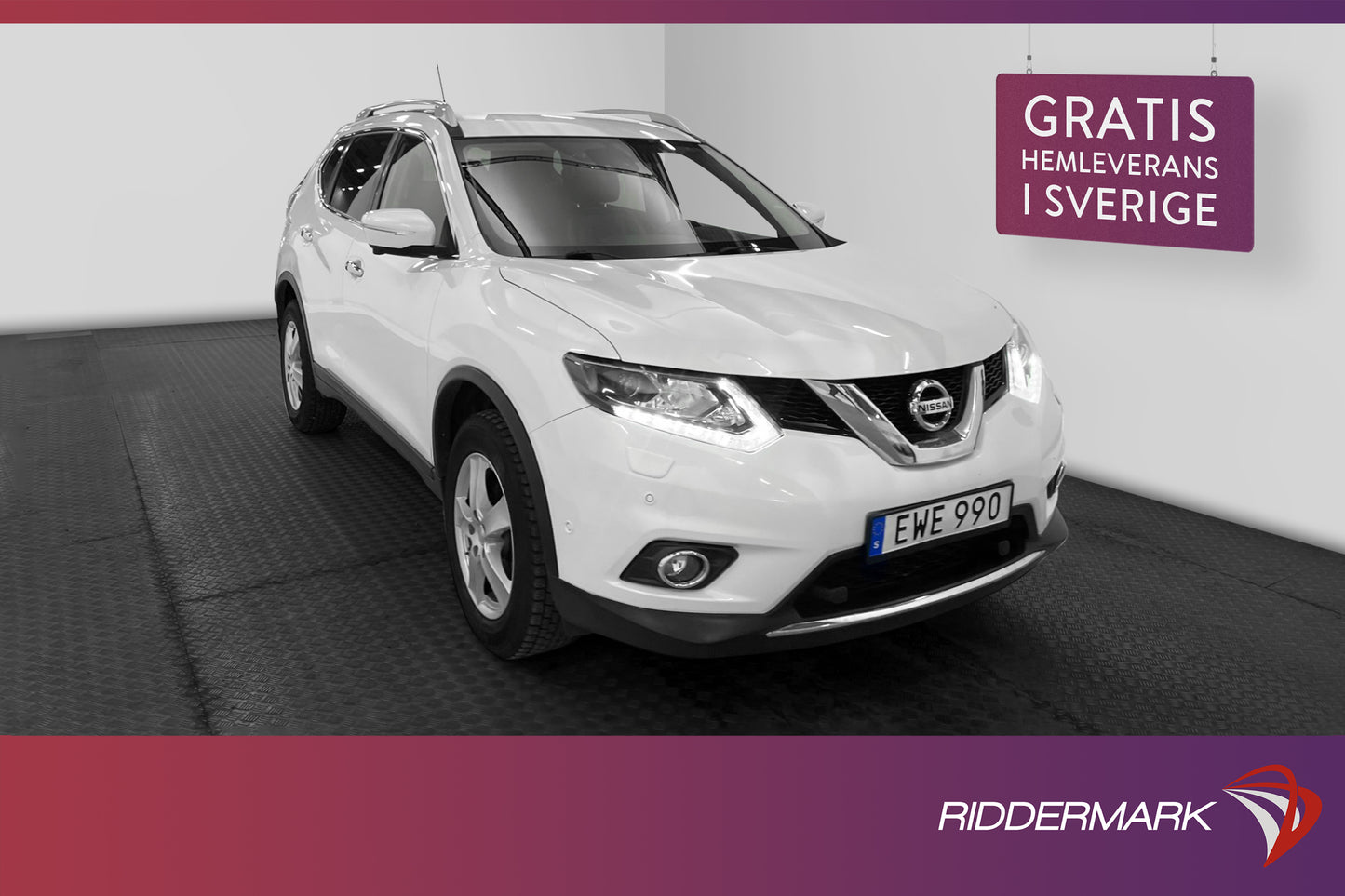 Nissan X-Trail 1.6 dC 130hk Skinn 360° Keyless Navi P-sensor