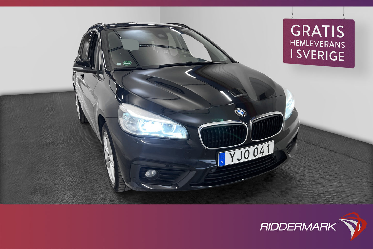 BMW 218i Gran Tourer 7-sits Backkamera PDC 136hk