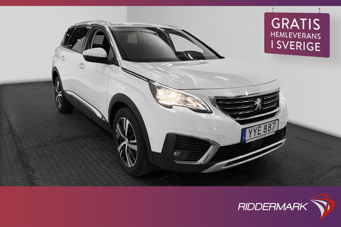 Peugeot 5008 SUV 1.2 PureTech 130hk 7-Sits Carplay