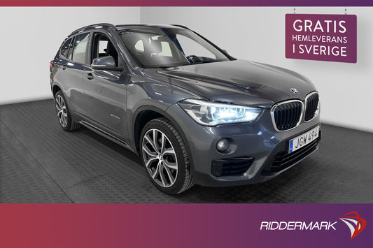 BMW X1 xDrive 190hk Sport line Navi Pano HiFi HUD Skinn Drag