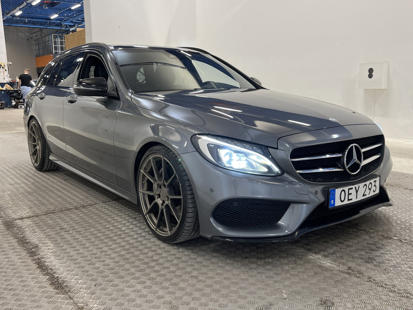 Mercedes-Benz C 220 T d 170hk AMG Night Pano Skinn Drag Navi