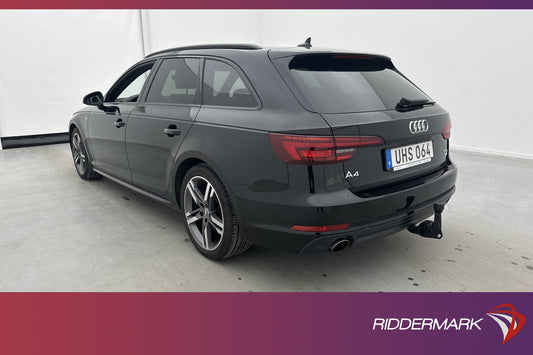 Audi A4 Avant 40 TFSI 190hk Full S-Line P-Värmare Dragkrok