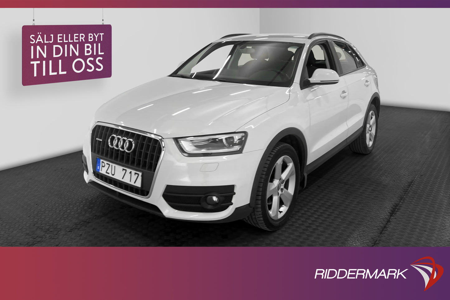 Audi Q3 2.0 TDI 177hk Quattro M-Värmare Dragkrok Välservad