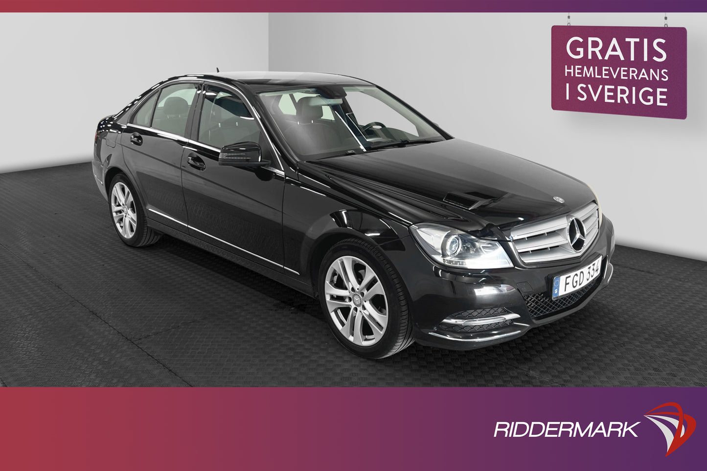 Mercedes-Benz C 200 d 136hk Avantgarde Halvskinn 0.43l/mil