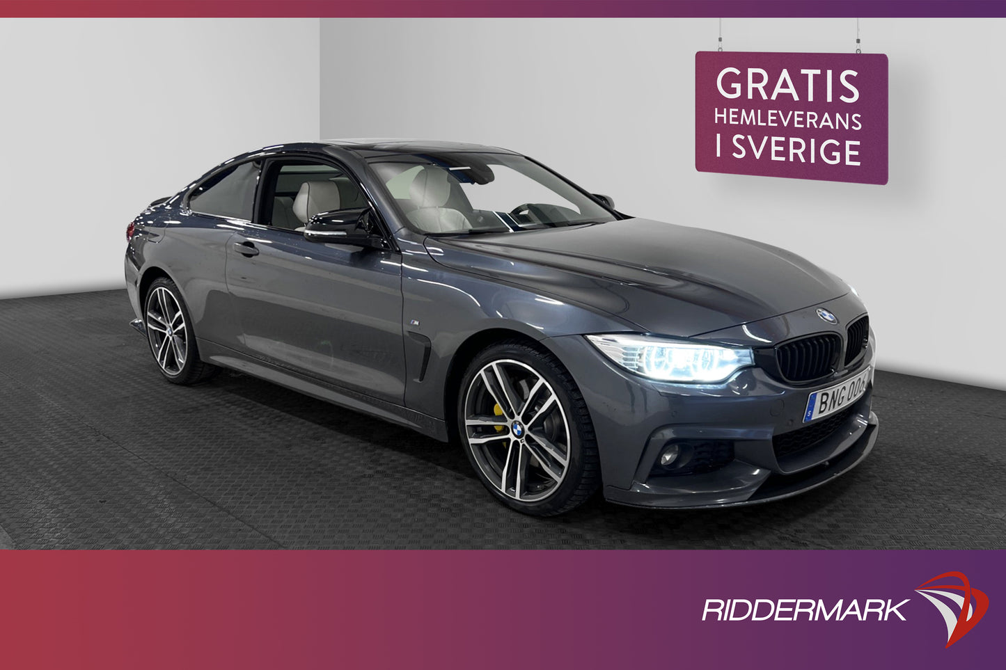 BMW 440 i xDrive Coupé 326hk M Sport Taklucka H/K Navi Skinn