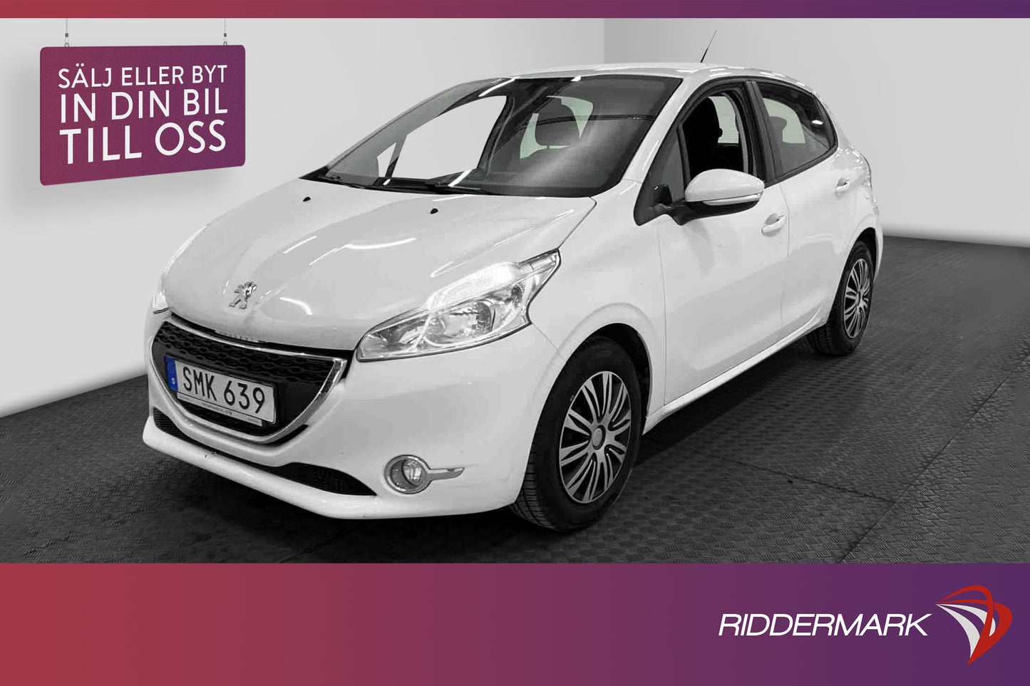 Peugeot 208 1.2 VTi 82hk Välservad AC Farthållare 0.45L/mil