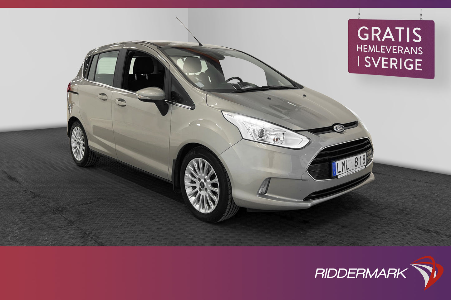 Ford B-Max 1.0 100hk 1 Brukare Nyservad Välservad Ny kamrem