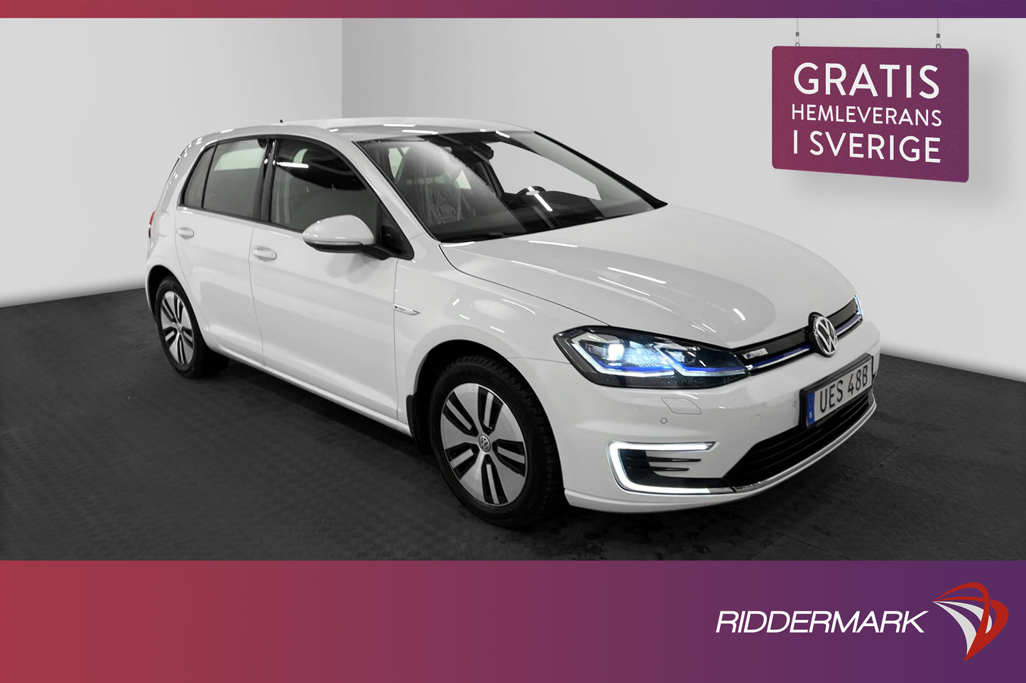 Volkswagen e-Golf 35.8 kWh P-sensorer CarPlay Adaptiv 136hk