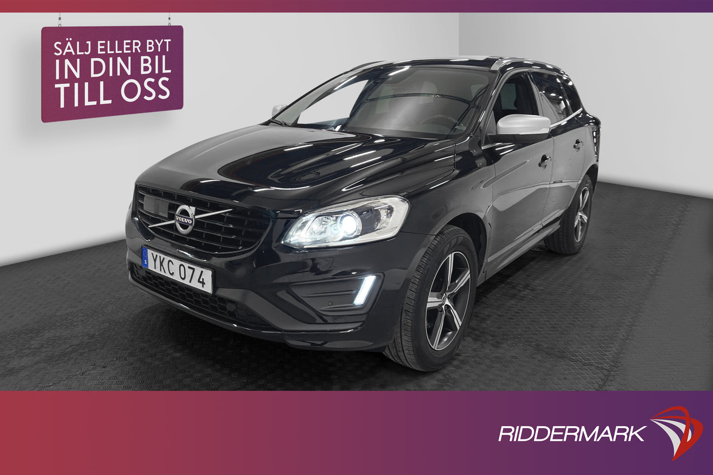 Volvo XC60 D4 190hk AWD R-Design D-värm VOC H/K Navi Skinn