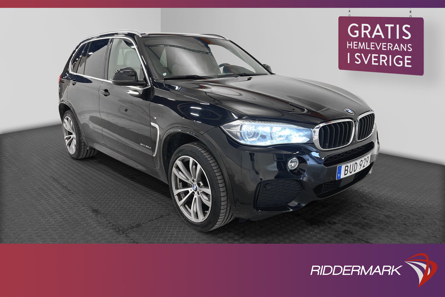 BMW X5 30d xDrive 258hk M Sport 7-Sits H&K D-värm Pano HUD