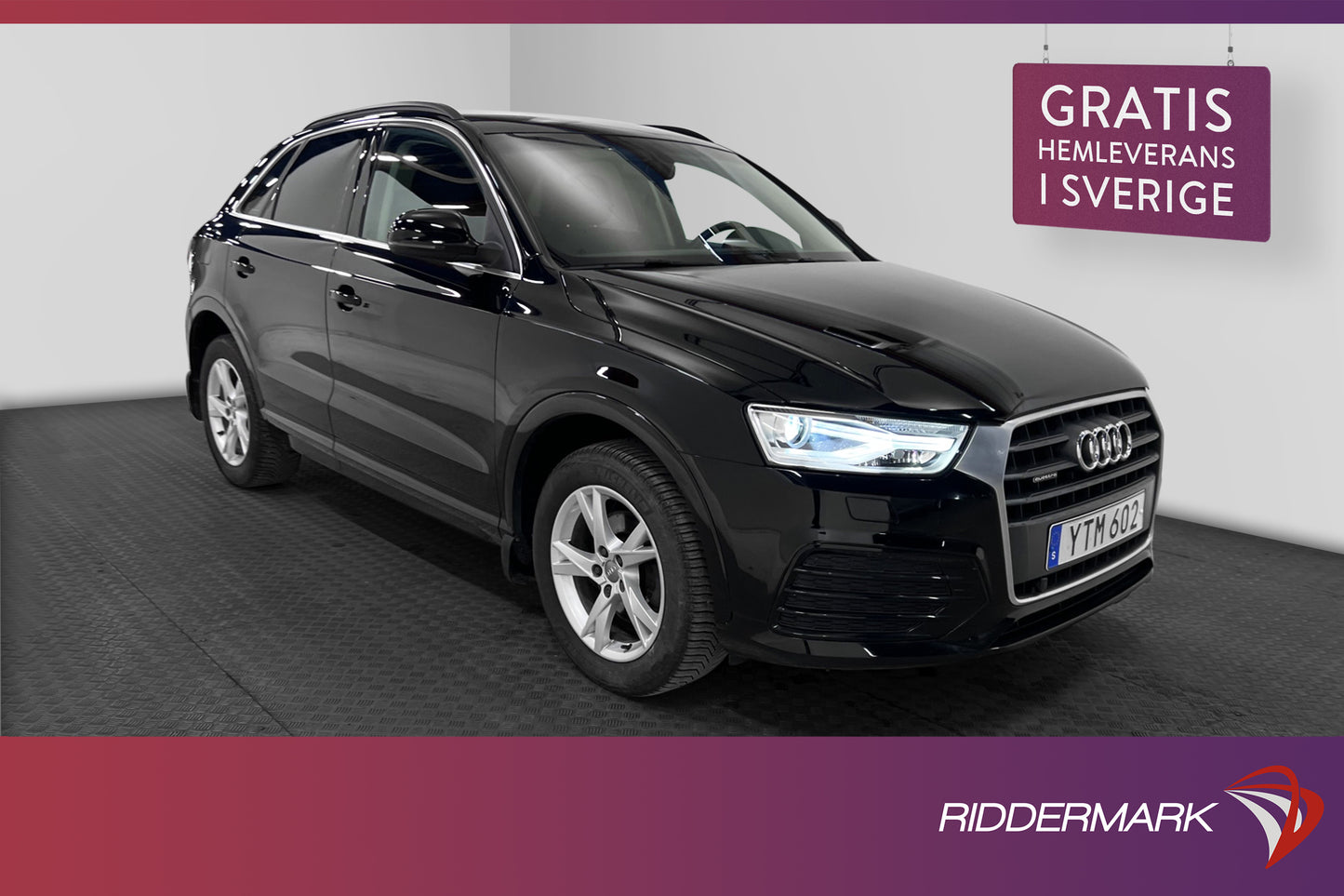 Audi Q3 2.0 150hk Quattro M-Värmare Välservad 0,49l/mil