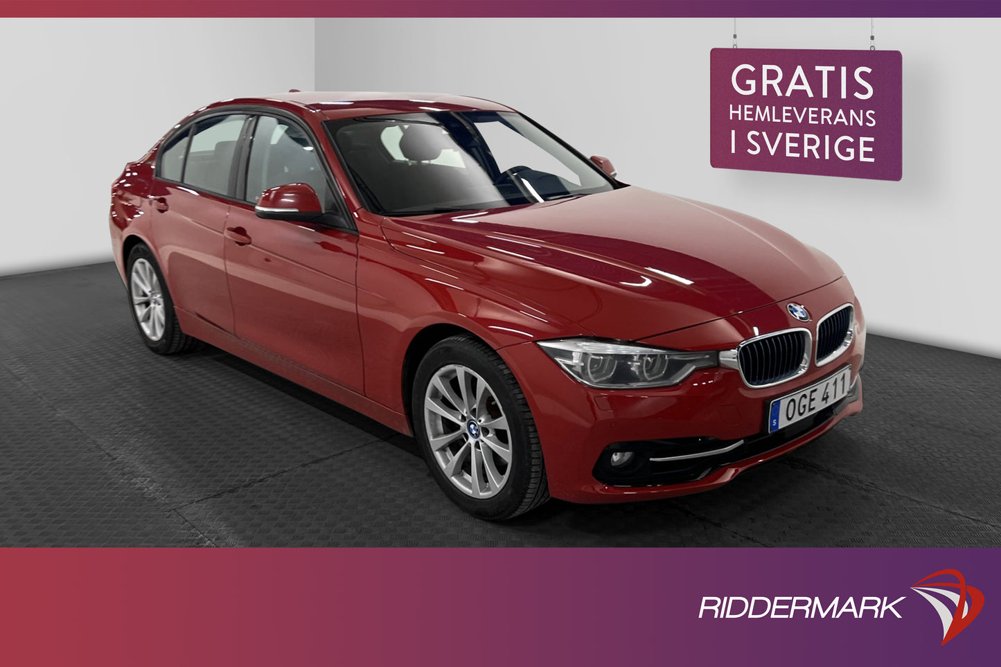 BMW 330e Sedan Navi M ratt P-sensorer Nyservad 252hk