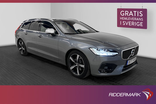 Volvo V90 D4 190hk R-Design Värmare Pano 360° VOC Navi Drag