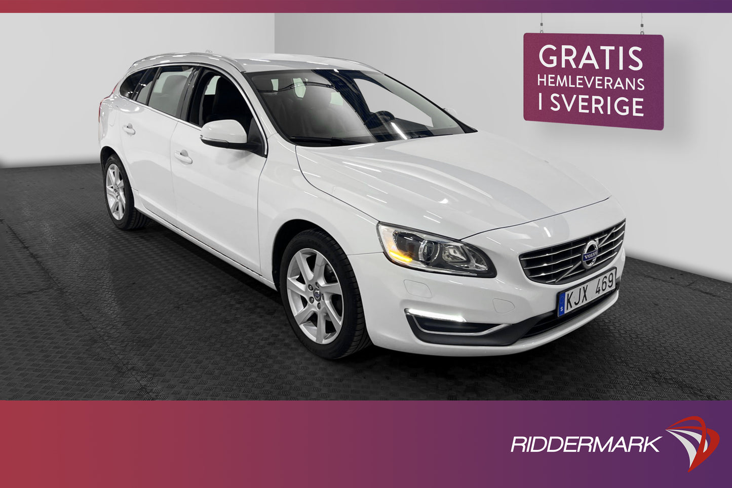 Volvo V60 D4 163hk Summum Värmare Skinn Sensorer Välservad