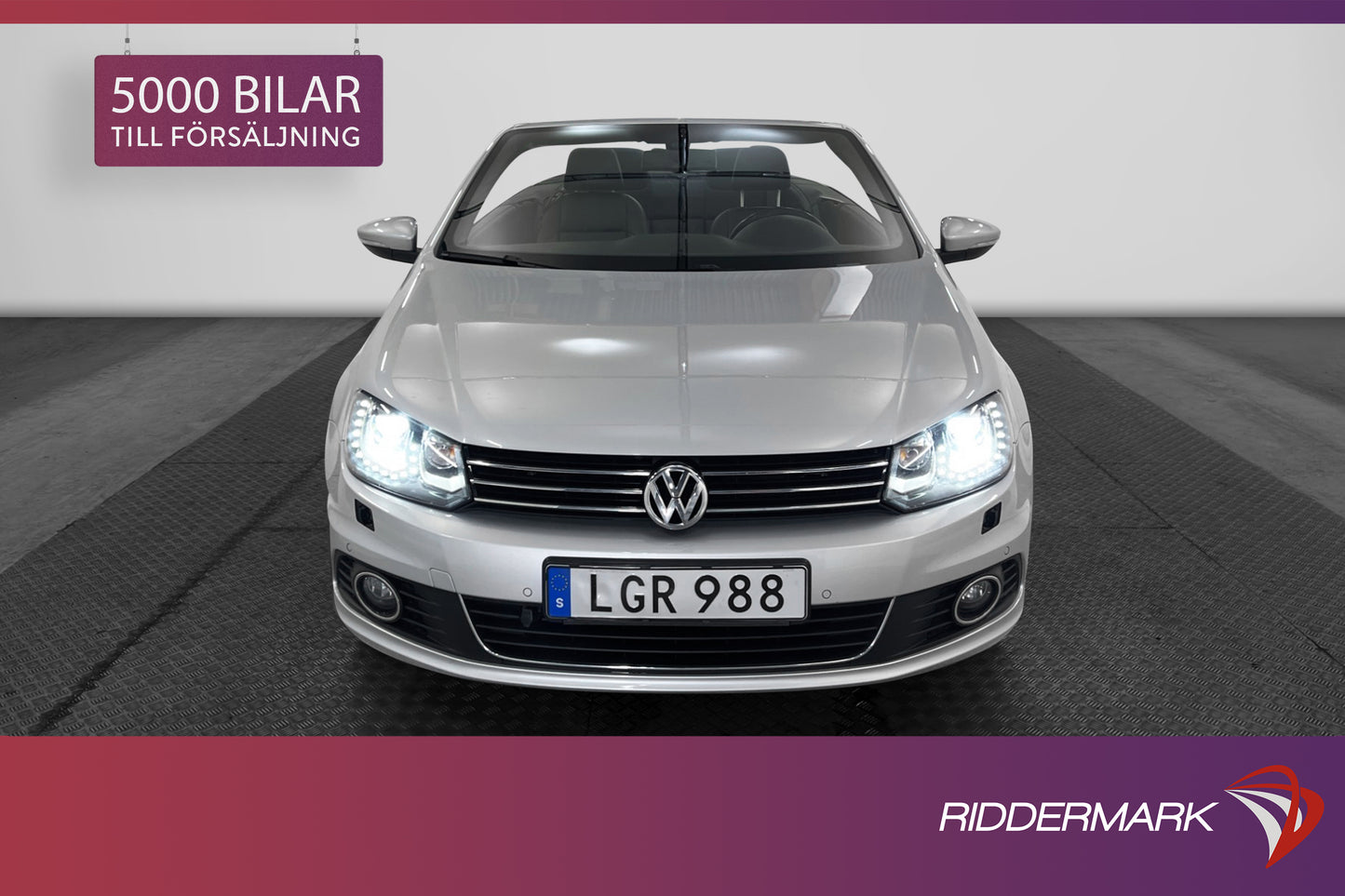 Volkswagen Eos 1.4 TSI 160hk M-Värmare Navi Skinn Lågamil