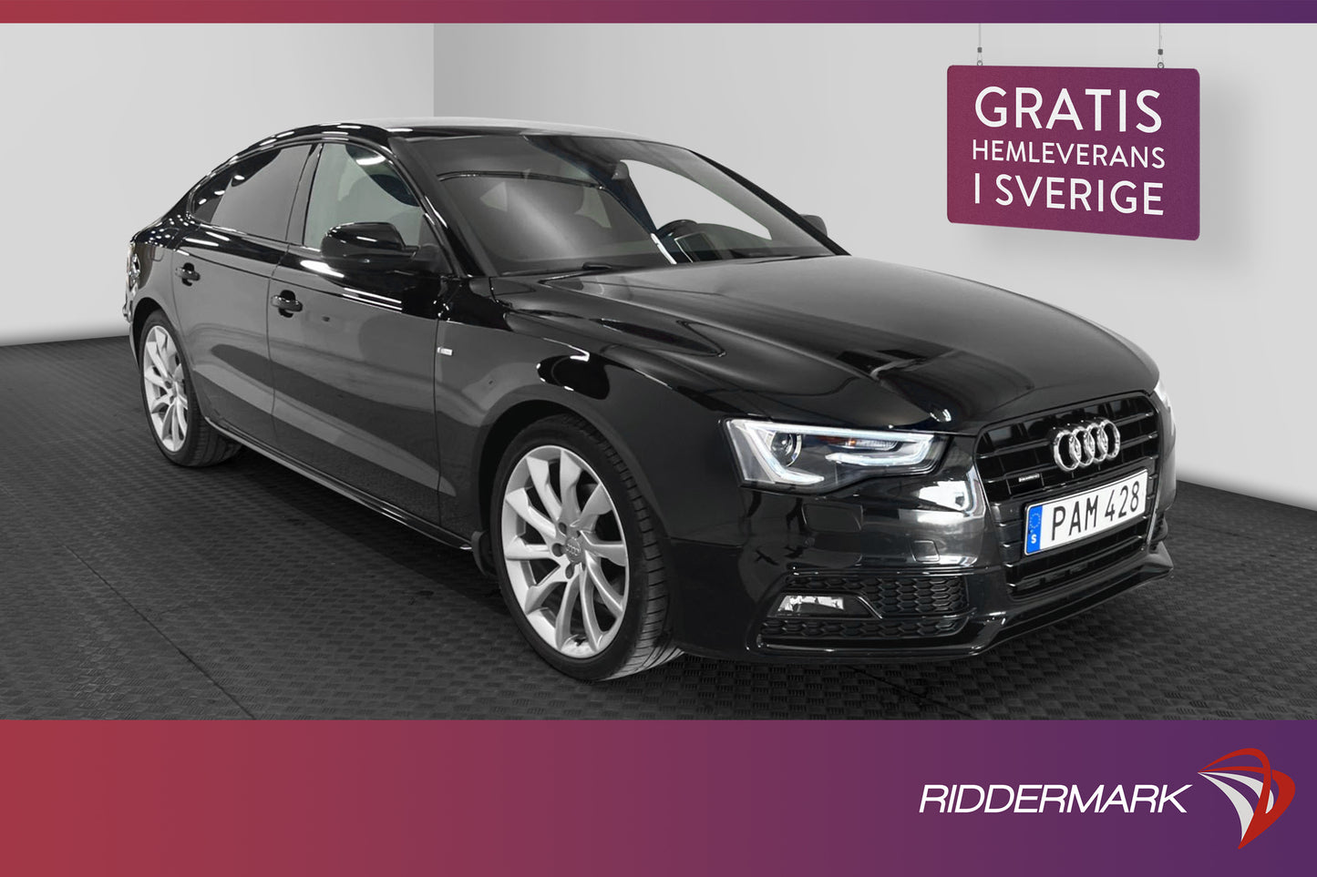 Audi A5 Sportback 2.0 TDI Q 190hk S-Line D-värm P-sensororer