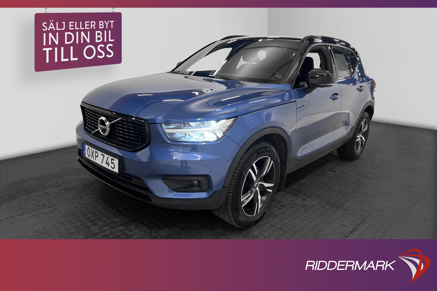 Volvo XC40 T3 156hk R-Design VOC Värmare 360° Blis Rattvärme