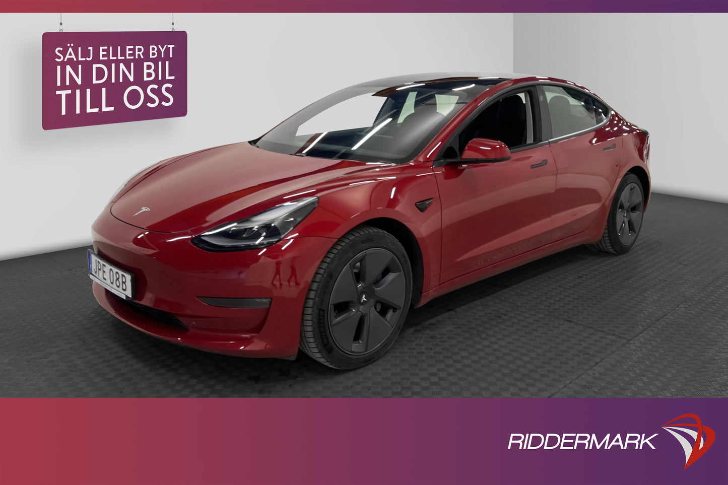 Tesla Model 3 Long Range AWD 440hk Svensksåld Autopilot