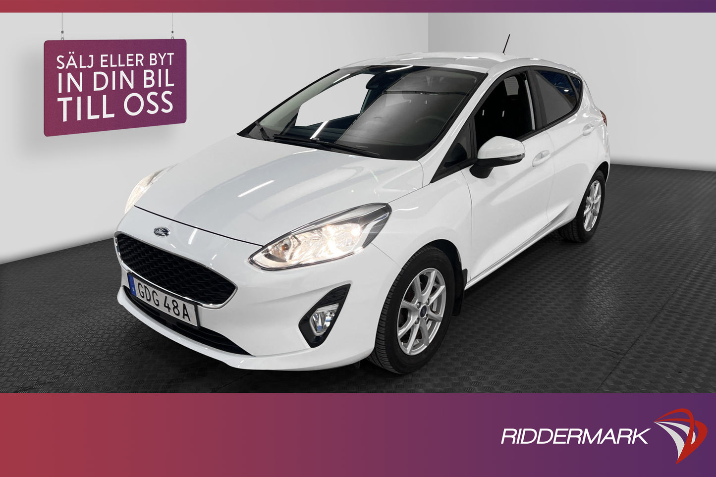 Ford Fiesta 1.0 EcoBoost 100hk Trend Plus Sensorer Rattvärme