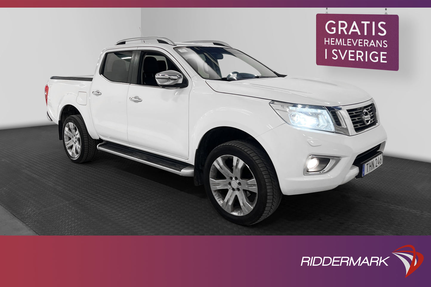 Nissan Navara Tekna 2.3dCi 4WD Drag Skinn Diff Taklucka MOMS