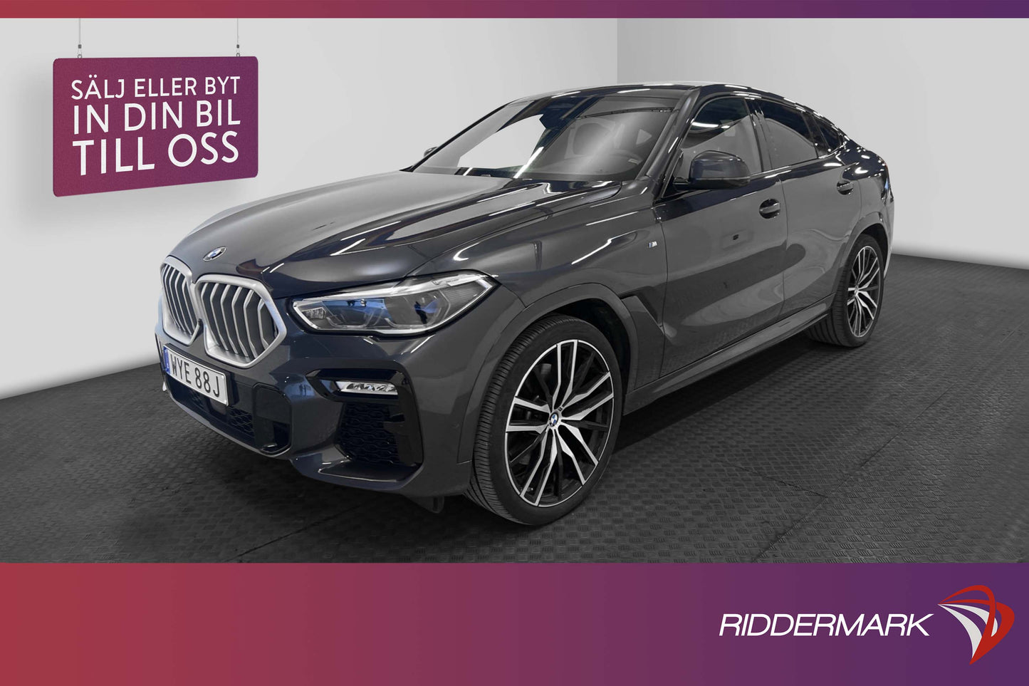 BMW X6 xDrive30d 286hk Innovation Pano H/K Luftfj SE SPEC