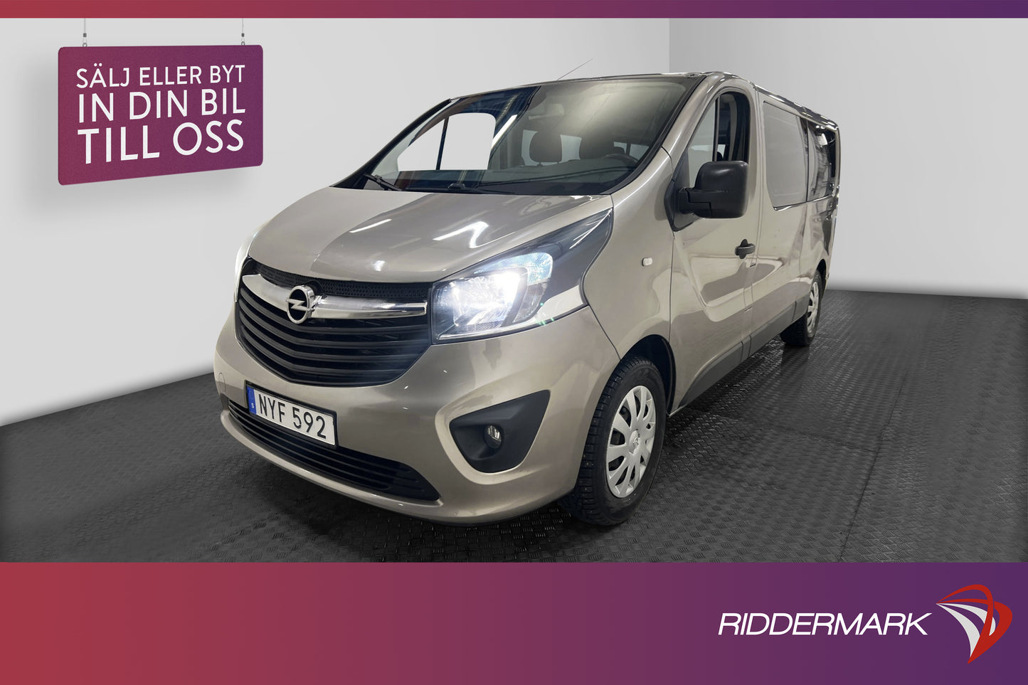 Opel Vivaro Kombi Lång 1.6CDTI Drag Nyservad B-Kamera 9-Sits