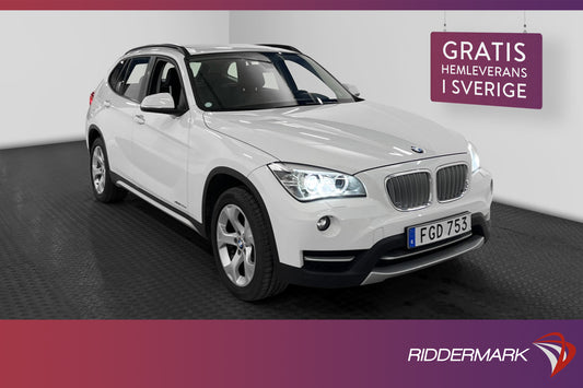 BMW X1 xDrive20d 184hk Navi Pano Sensorer Drag Välservad