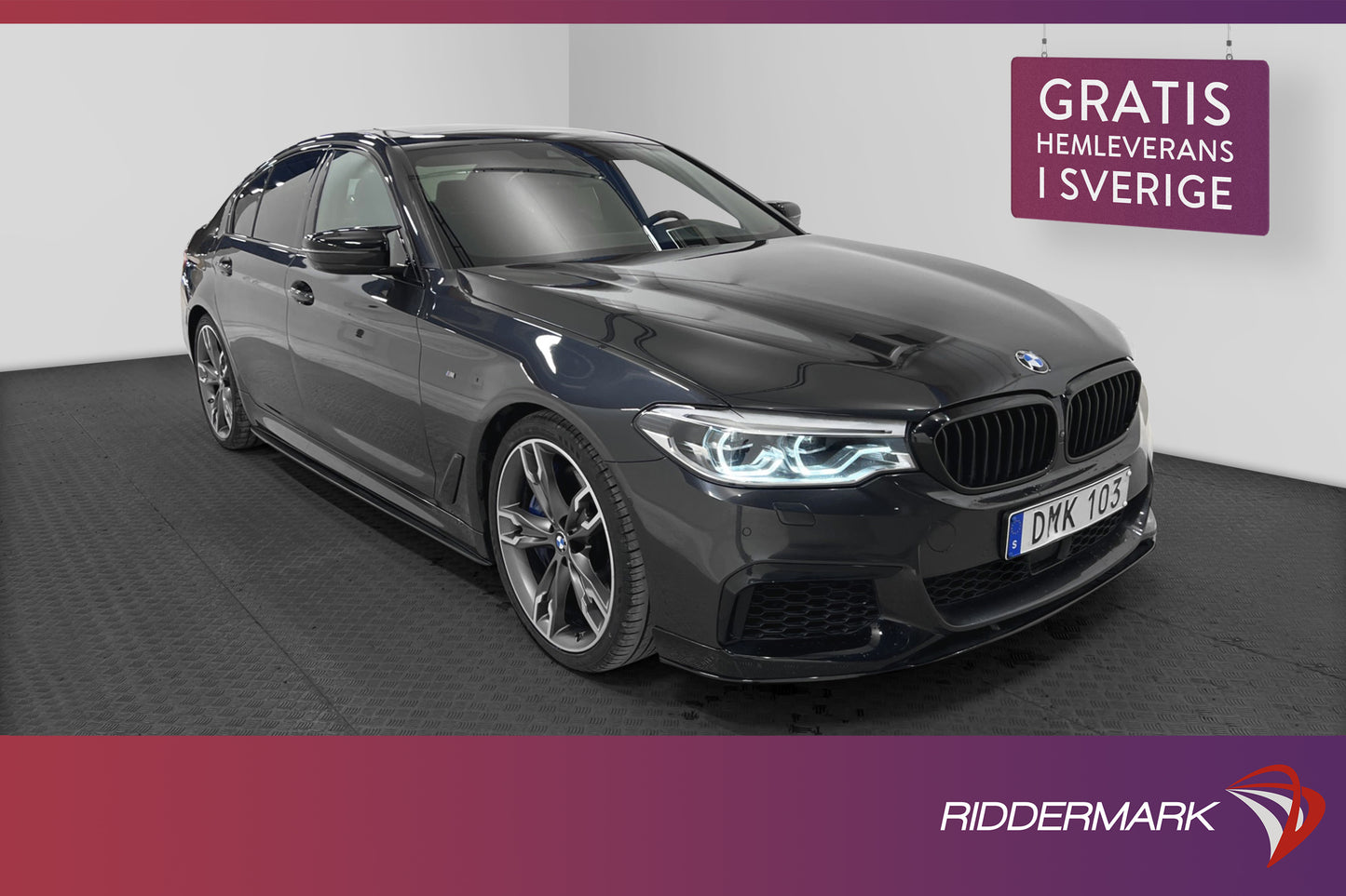 BMW M550 i xDrive Sedan 462hk Ultimate B&W Pano 360° Night