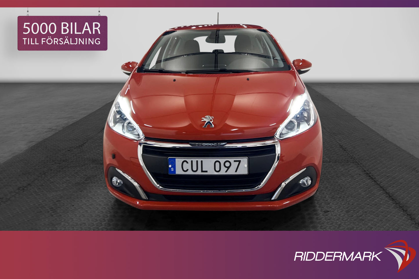 Peugeot 208 1.2 VTi 82hk M/K-Värmare 2 Brukare 0.45L/Mil