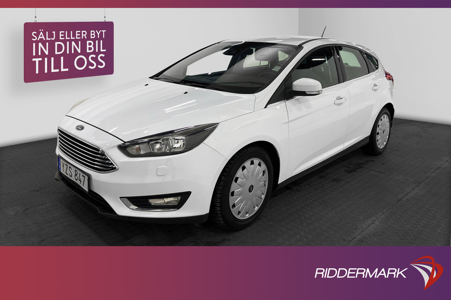 Ford Focus TDCi 105hk Titanium Värmare Navi Sensorer Välserv