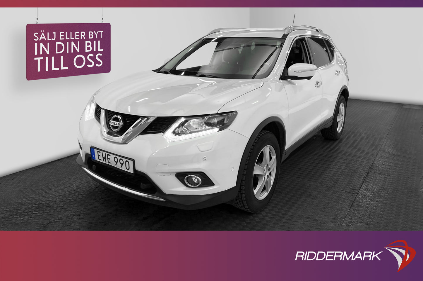 Nissan X-Trail 1.6 dC 130hk Skinn 360° Keyless Navi P-sensor