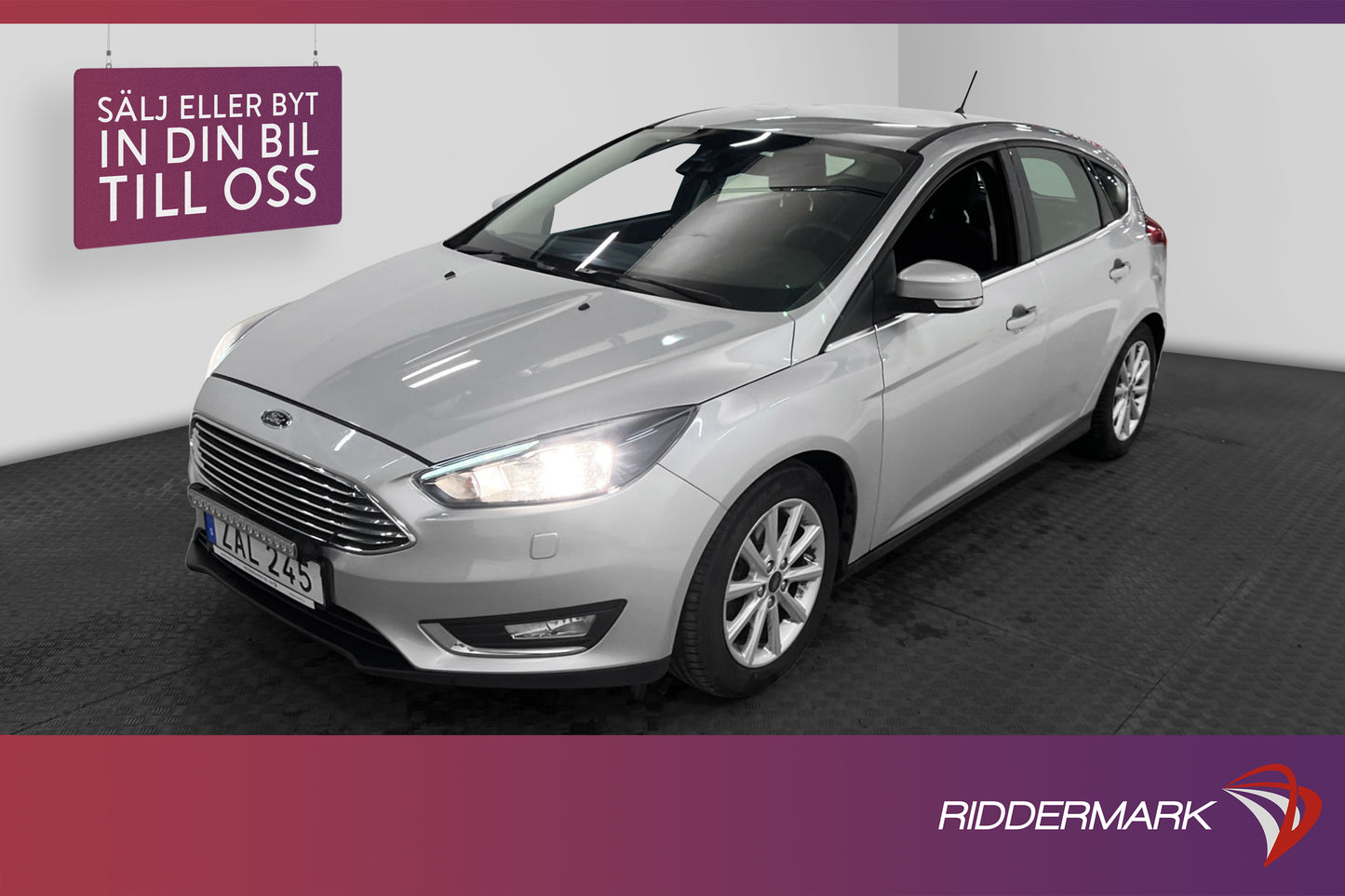 Ford Focus 1.0 EcoBoost 100hk CarPlay Rattvärme P-sensorer