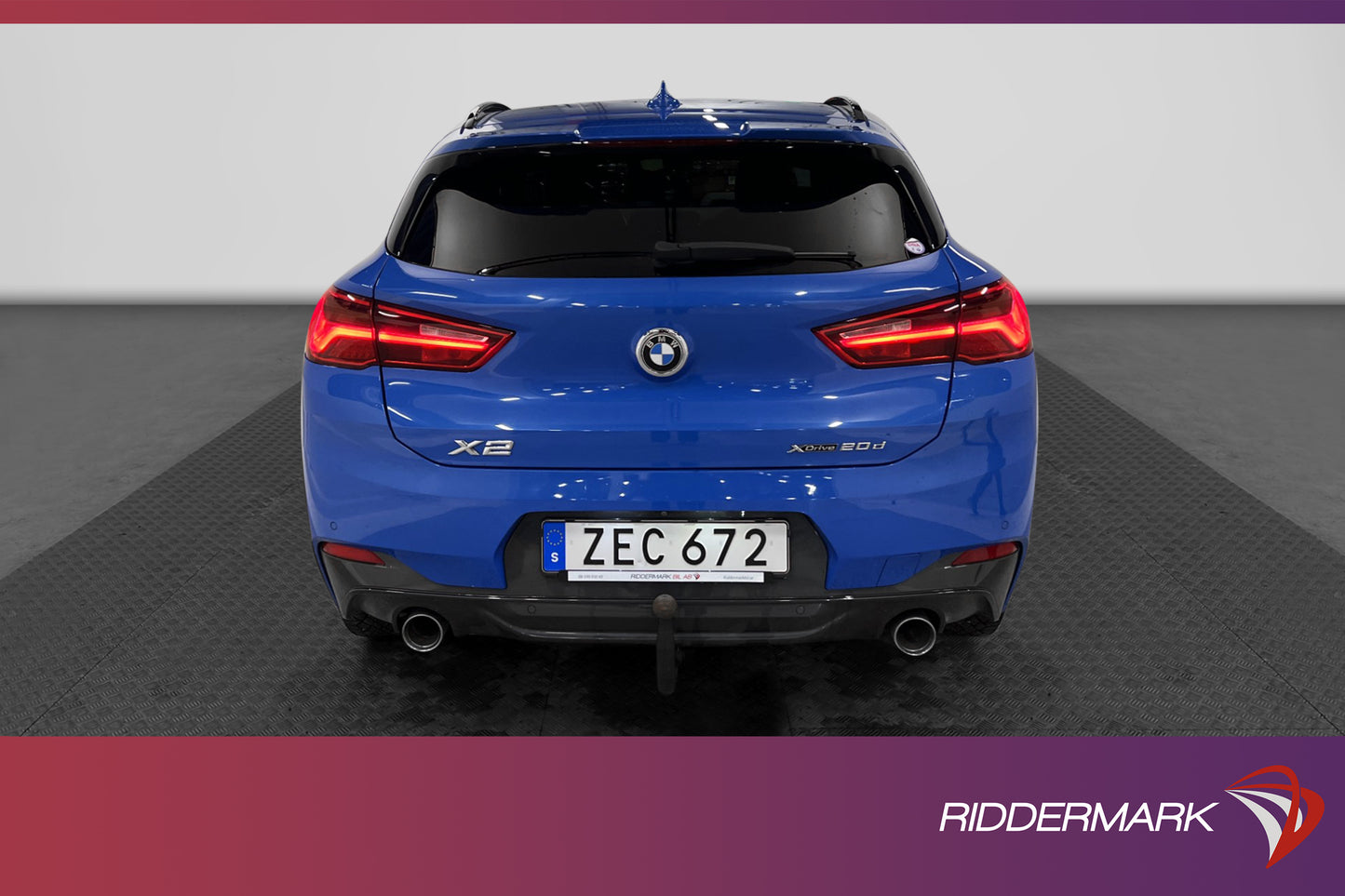 BMW X2 xDrive20d 190hk M-Sport Pano Skinn Kamera HiFi Drag