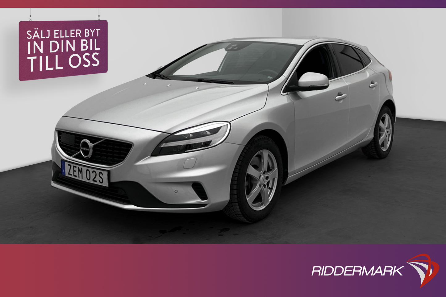 Volvo V40 D3 150hk R-Design VOC Kamera Navi BLIS Välservad