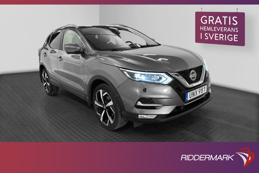 Nissan Qashqai 1.2  TEKNA Keyless Pano Navi 360° Halvskinn