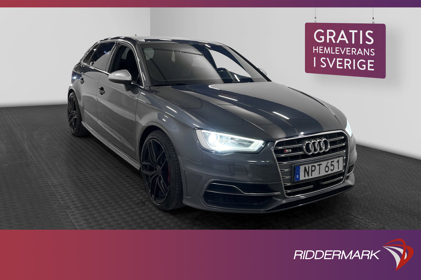 Audi S3 2.0 TFSI 300hk Quattro Välservad Navi Adaptiv PDC