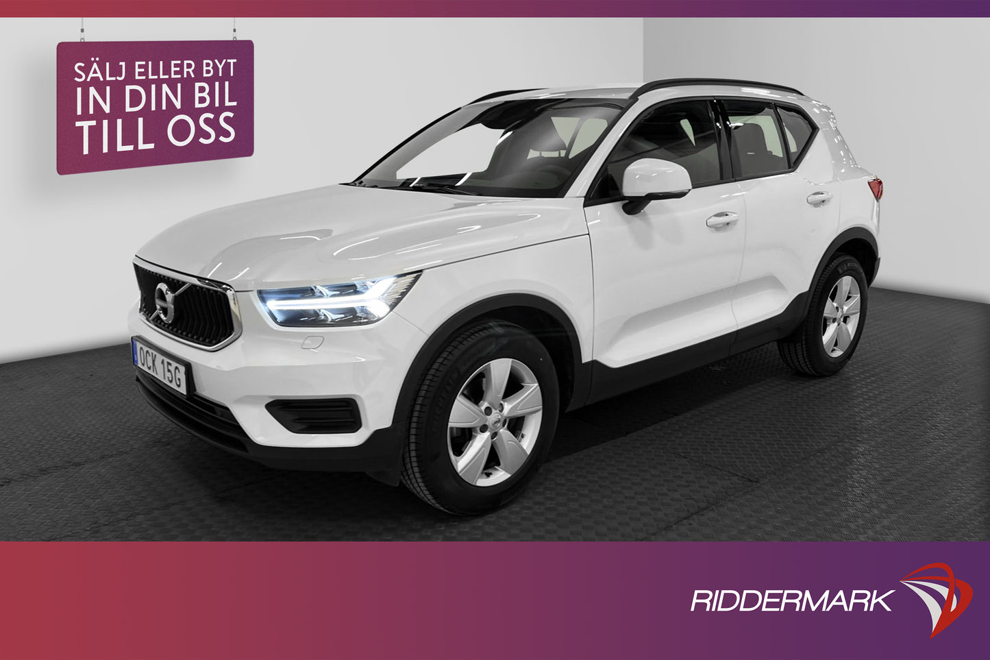 Volvo XC40 T2 129hk Kinetic VOC Värmare Välservad 0,68l/mil