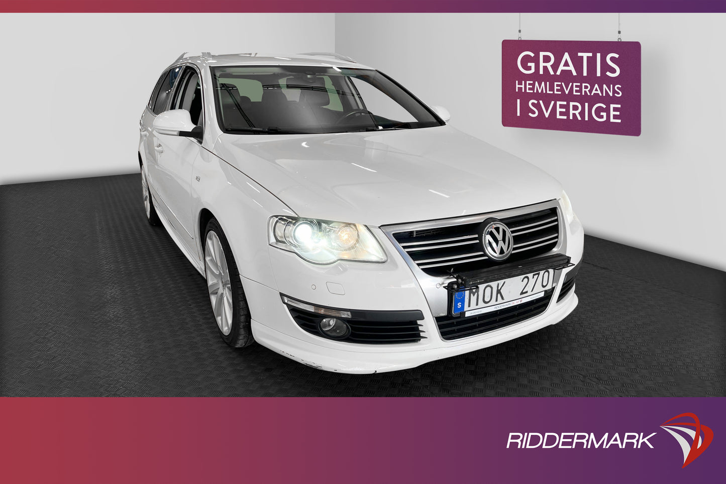 Volkswagen Passat 170hk R-Line Värmare Skinn P-Sensorer Drag