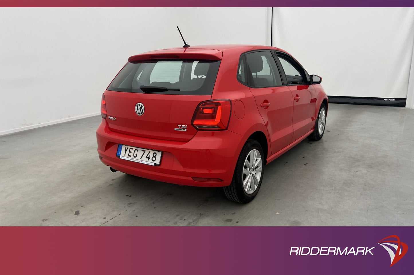 Volkswagen Polo 1.2 TSI 90hk Värmare Bluetooth Låg-Årsskatt